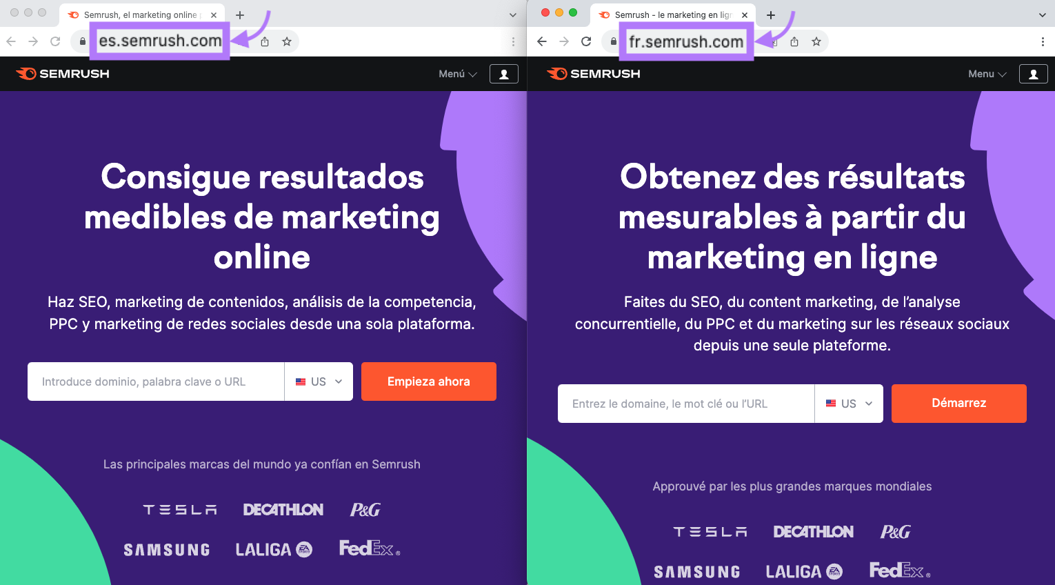 "sr03.myamztools.com/_es" and "sr03.myamztools.com/_fr" subdomains landing pages